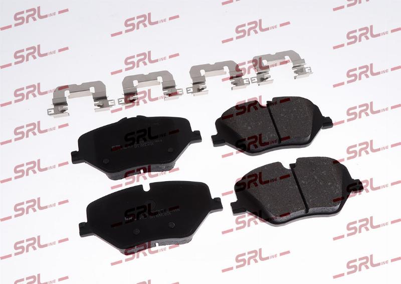 SRLine S70-01075 - Гальмівні колодки, дискові гальма autocars.com.ua