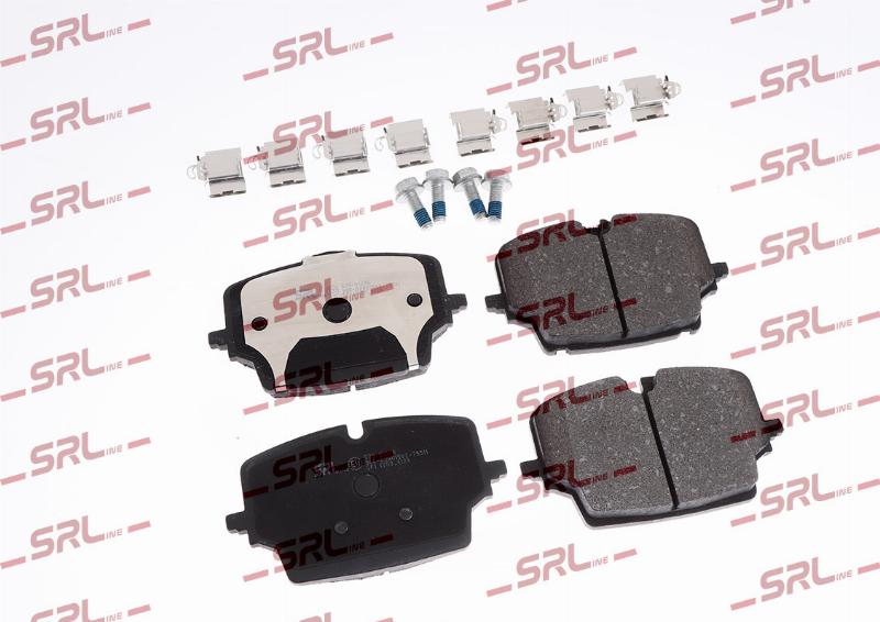 SRLine S70-01076 - Гальмівні колодки, дискові гальма autocars.com.ua