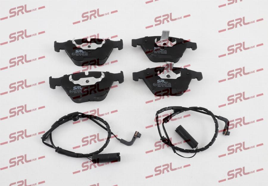 SRLine S70-0212 - Гальмівні колодки, дискові гальма autocars.com.ua