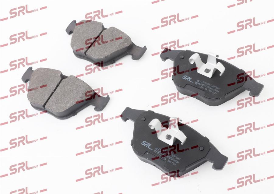 SRLine S70-0587 - Гальмівні колодки, дискові гальма autocars.com.ua