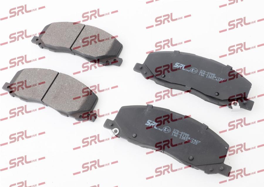 SRLine S70-0588 - Гальмівні колодки, дискові гальма autocars.com.ua