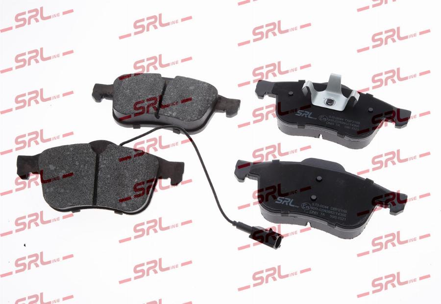 SRLine S70-0644 - Гальмівні колодки, дискові гальма autocars.com.ua