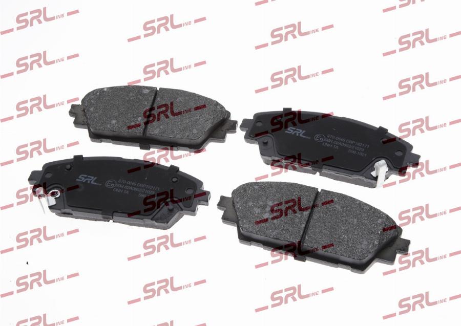 SRLine S70-0645 - Гальмівні колодки, дискові гальма autocars.com.ua