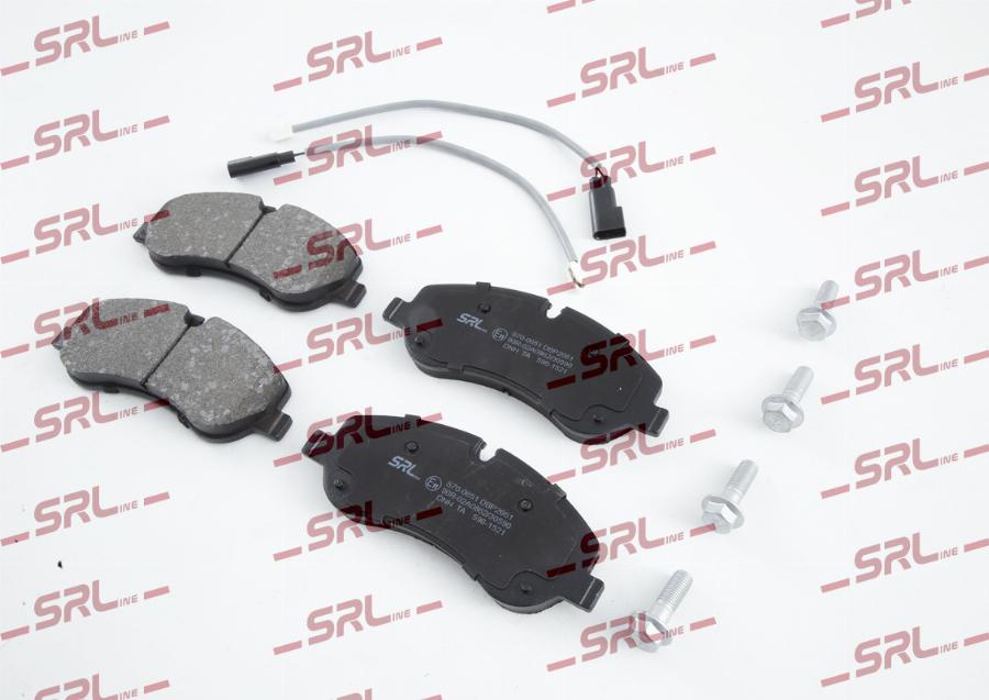 SRLine S70-0651 - Гальмівні колодки, дискові гальма autocars.com.ua