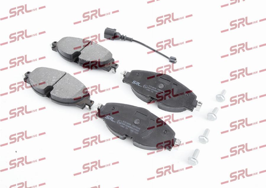 SRLine S70-0658 - Гальмівні колодки, дискові гальма autocars.com.ua