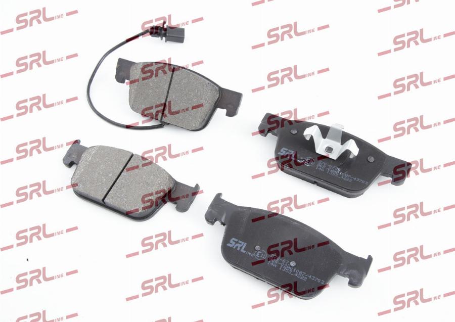 SRLine S70-0720 - Гальмівні колодки, дискові гальма autocars.com.ua
