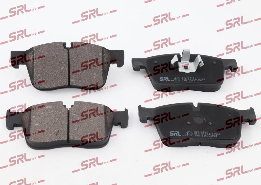 SRLine S70-0742 - Гальмівні колодки, дискові гальма autocars.com.ua