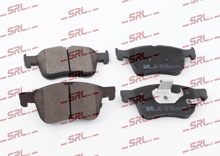 SRLine S70-0821 - Гальмівні колодки, дискові гальма autocars.com.ua