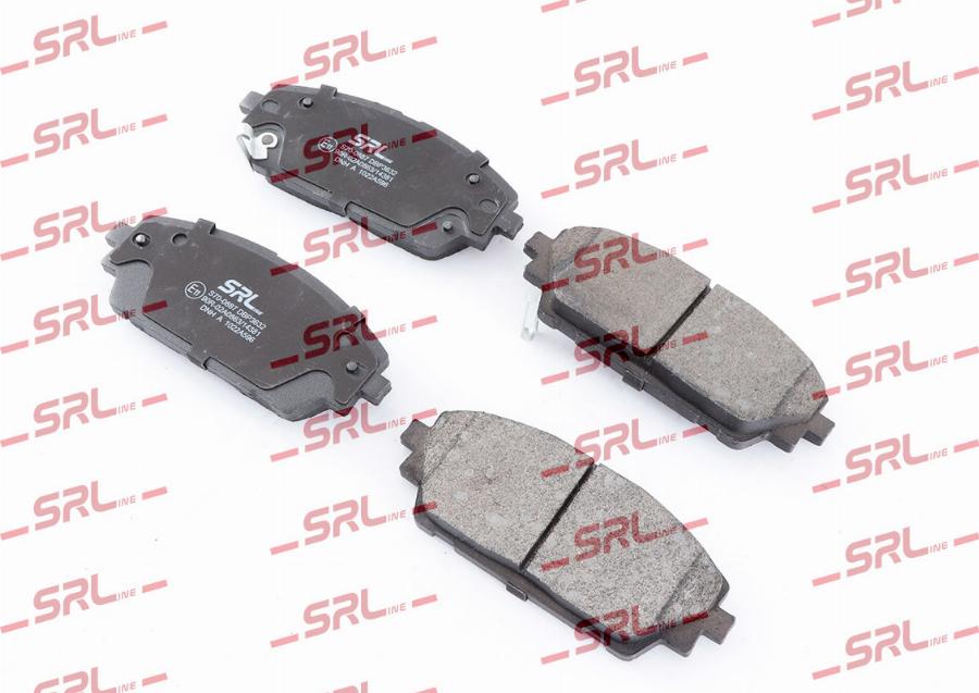SRLine S70-0887 - Гальмівні колодки, дискові гальма autocars.com.ua