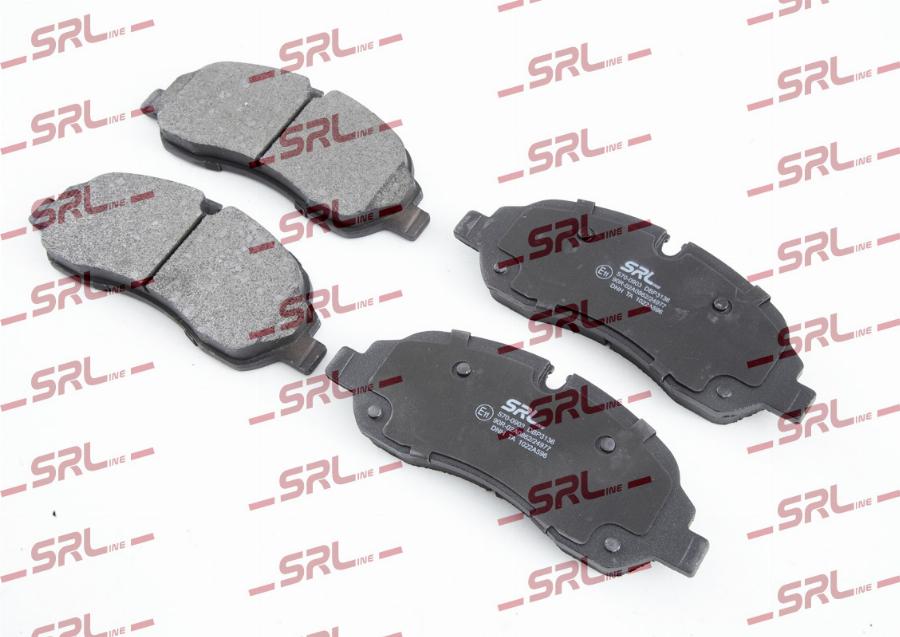 SRLine S70-0903 - Гальмівні колодки, дискові гальма autocars.com.ua