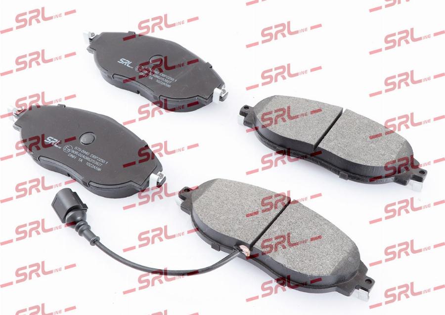 SRLine S70-0940 - Гальмівні колодки, дискові гальма autocars.com.ua