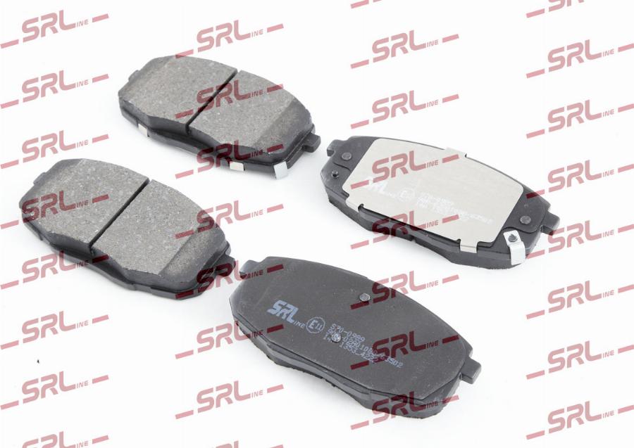 SRLine S70-0989 - Гальмівні колодки, дискові гальма autocars.com.ua