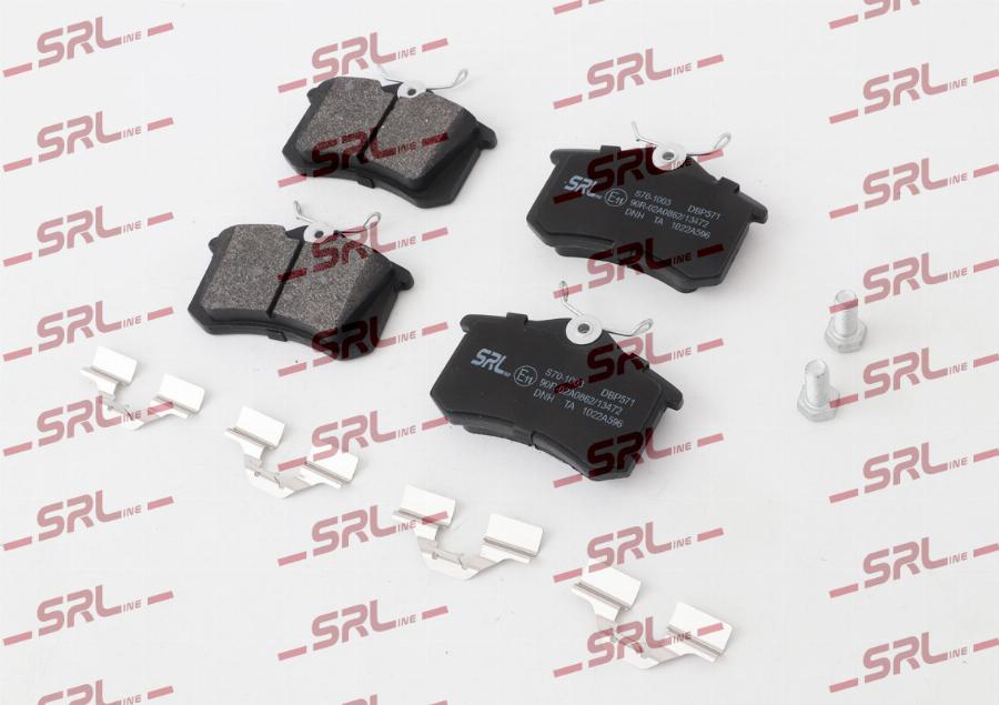 SRLine S70-1003 - Гальмівні колодки, дискові гальма autocars.com.ua
