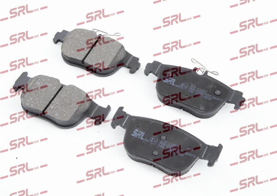 SRLine S70-11002 - Гальмівні колодки, дискові гальма autocars.com.ua