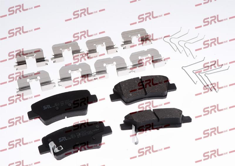 SRLine S70-11021 - Гальмівні колодки, дискові гальма autocars.com.ua