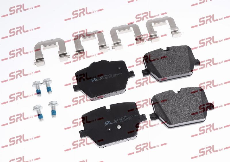 SRLine S70-11039 - Гальмівні колодки, дискові гальма autocars.com.ua