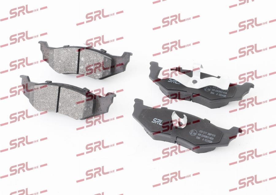 SRLine S70-1217 - Гальмівні колодки, дискові гальма autocars.com.ua