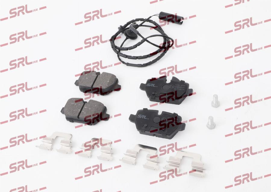 SRLine S70-1614 - Гальмівні колодки, дискові гальма autocars.com.ua