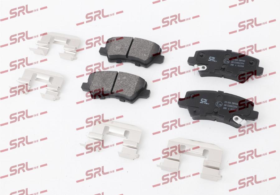 SRLine S70-1618 - Гальмівні колодки, дискові гальма autocars.com.ua