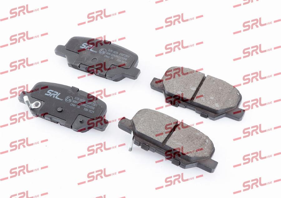 SRLine S70-1679 - Гальмівні колодки, дискові гальма autocars.com.ua