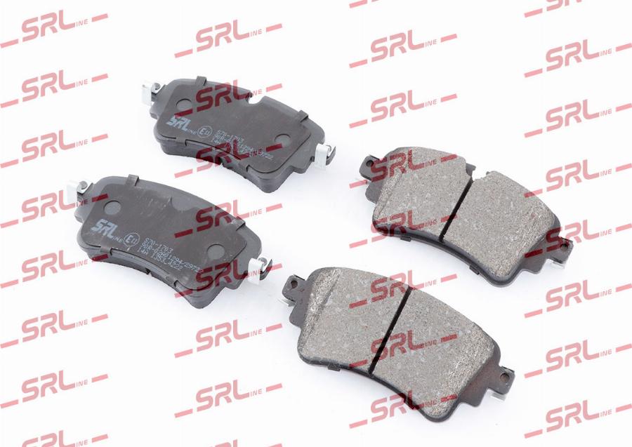 SRLine S70-1703 - Гальмівні колодки, дискові гальма autocars.com.ua