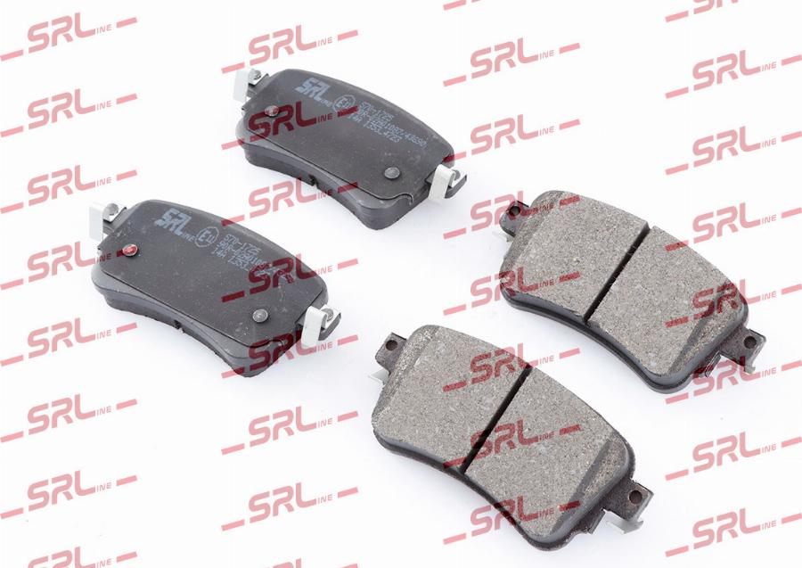 SRLine S70-1725 - Гальмівні колодки, дискові гальма autocars.com.ua
