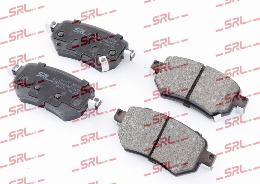 SRLine S70-1731 - Гальмівні колодки, дискові гальма autocars.com.ua