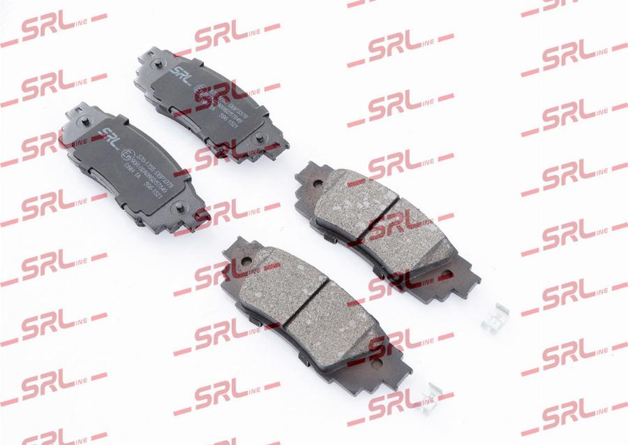 SRLine S70-1755 - Гальмівні колодки, дискові гальма autocars.com.ua