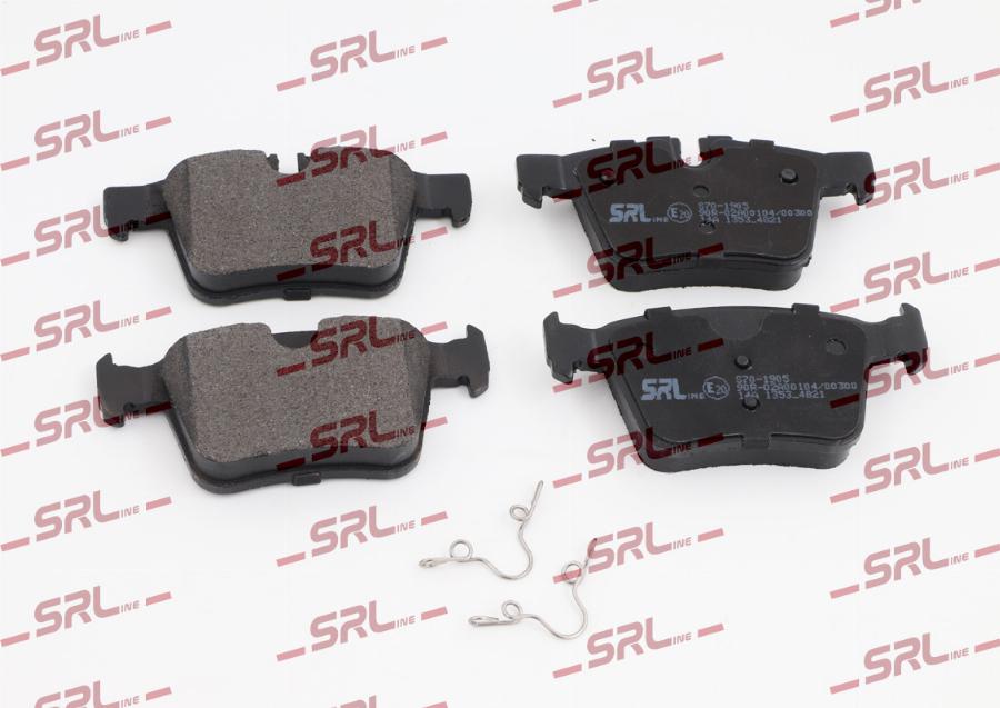 SRLine S70-1905 - Гальмівні колодки, дискові гальма autocars.com.ua
