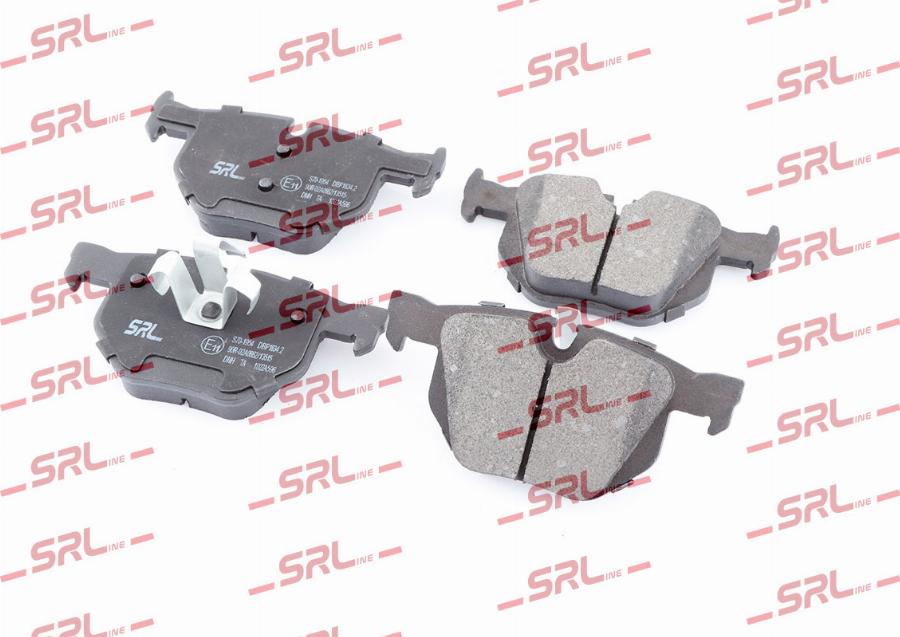 SRLine S70-1954 - Гальмівні колодки, дискові гальма autocars.com.ua