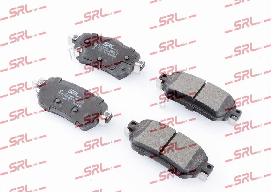 SRLine S70-1966 - Гальмівні колодки, дискові гальма autocars.com.ua