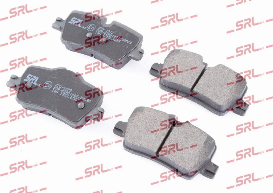 SRLine S70-1972 - Гальмівні колодки, дискові гальма autocars.com.ua