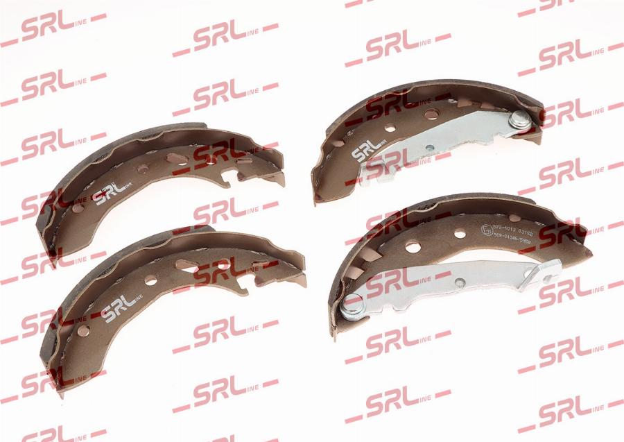SRLine S72-1013 - Комплект гальм, барабанний механізм autocars.com.ua