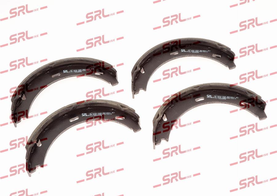 SRLine S72-1025 - Комплект гальм, барабанний механізм autocars.com.ua