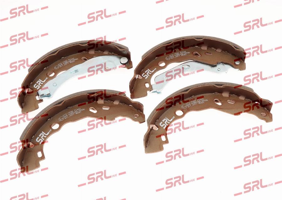 SRLine S72-1080 - Комплект гальм, барабанний механізм autocars.com.ua