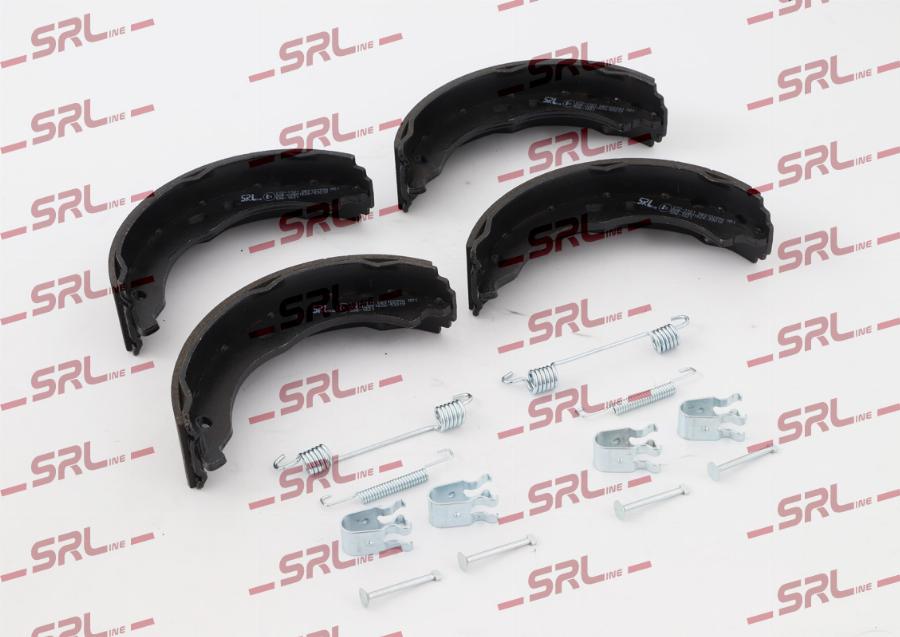 SRLine S72-1101 - Комплект гальм, барабанний механізм autocars.com.ua