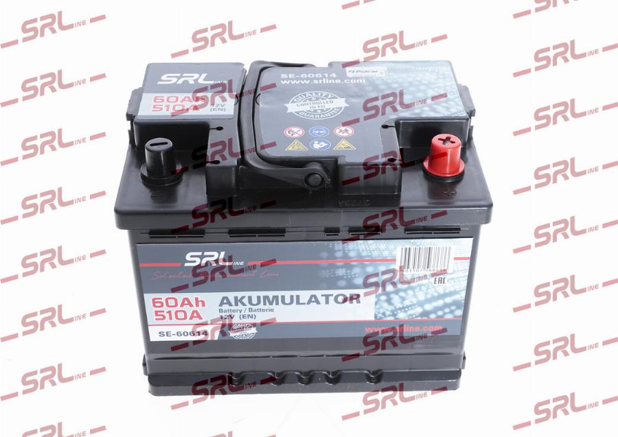 SRLine SE-60614 - Стартерна акумуляторна батарея, АКБ autocars.com.ua