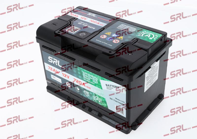 SRLine SE-72616EFB - Стартерна акумуляторна батарея, АКБ autocars.com.ua