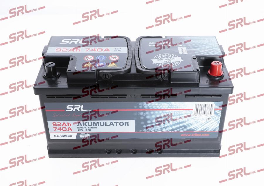 SRLine SE-92636 - Стартерна акумуляторна батарея, АКБ autocars.com.ua