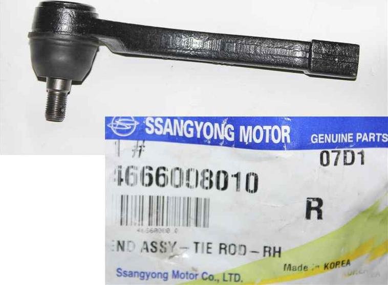 Ssangyong 46660-08010 - Наконечник рулевой тяги, шарнир avtokuzovplus.com.ua