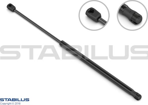 STABILUS 038758 - Газова пружина, кришка багажник autocars.com.ua