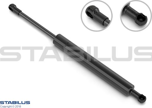 STABILUS 121175 - Газова пружина, кришка багажник autocars.com.ua