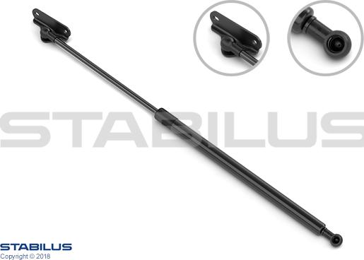 STABILUS 015527 - Газовая пружина, упор autodnr.net