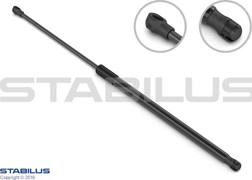 STABILUS 162083 - Газова пружина, кришка багажник autocars.com.ua