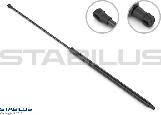 STABILUS 019856 - Газова пружина, кришка багажник autocars.com.ua