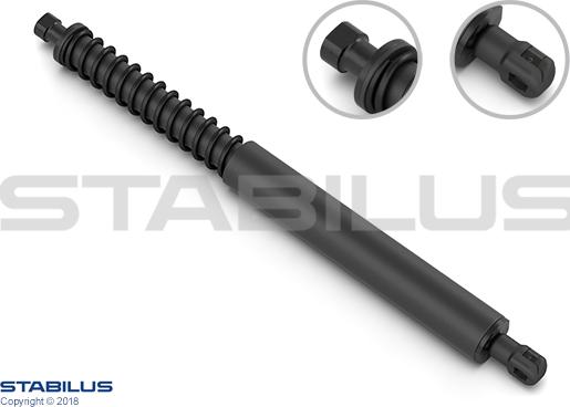 STABILUS 030847 - Газова пружина, кришка багажник autocars.com.ua