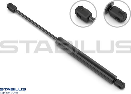 STABILUS 9535MS - Газовая пружина, капот avtokuzovplus.com.ua