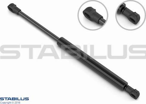 STABILUS 149410 - Газова пружина, кришка багажник autocars.com.ua