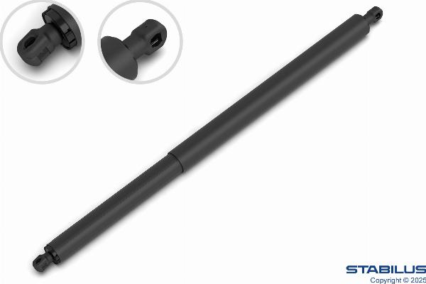 STABILUS 079650 - Газова пружина, кришка багажник autocars.com.ua
