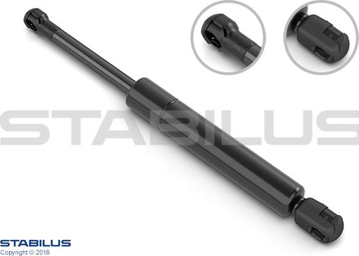 STABILUS 356134 - Газова пружина, регулювання сидіння autocars.com.ua